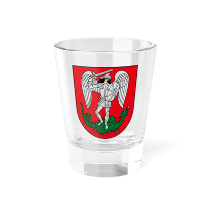 Coat of arms of Joniskis (Lithuania) (Coat of Arms) Shot Glass 1.5oz 1.5oz - Go Mug Yourself