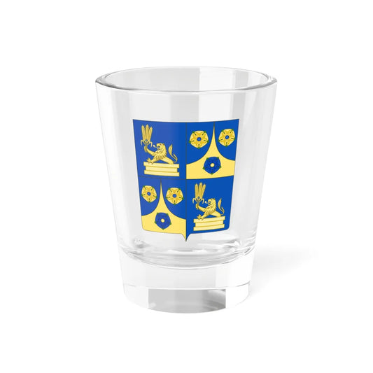 Coat of Arms of José Antonio Kast (Chile) (Coat of Arms) Shot Glass 1.5oz 1.5oz - Go Mug Yourself