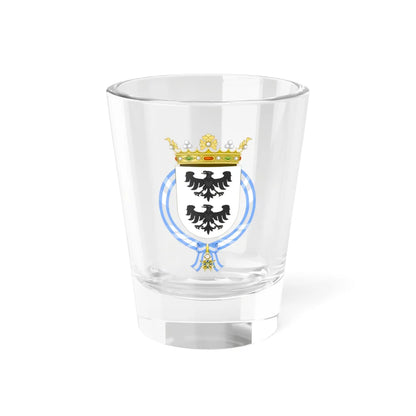 Coat of Arms of José Toribio Marquis of Larraín (Chile) (Coat of Arms) Shot Glass 1.5oz 1.5oz - Go Mug Yourself