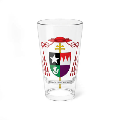 Coat of arms of Joseph Asajiro Satowaki (Japan) (Coat of Arms) Pint Glass 16oz 16oz - Go Mug Yourself