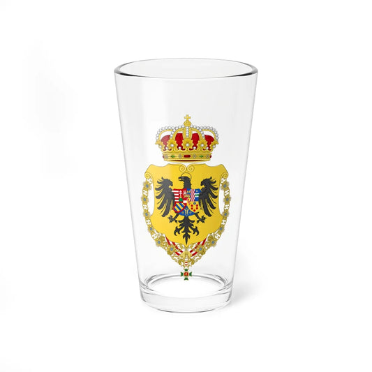 Coat of arms of Joseph II as King of the Romans (Austria) (Coat of Arms) Pint Glass 16oz 16oz - Go Mug Yourself