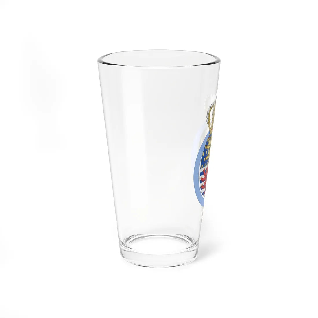 Coat of arms of Josephine Charlotte of Luxembourg Order of Seraphim (Luxembourg) (Coat of Arms) Pint Glass 16oz - Go Mug Yourself