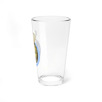 Coat of arms of Josephine Charlotte of Luxembourg Order of Seraphim (Luxembourg) (Coat of Arms) Pint Glass 16oz - Go Mug Yourself
