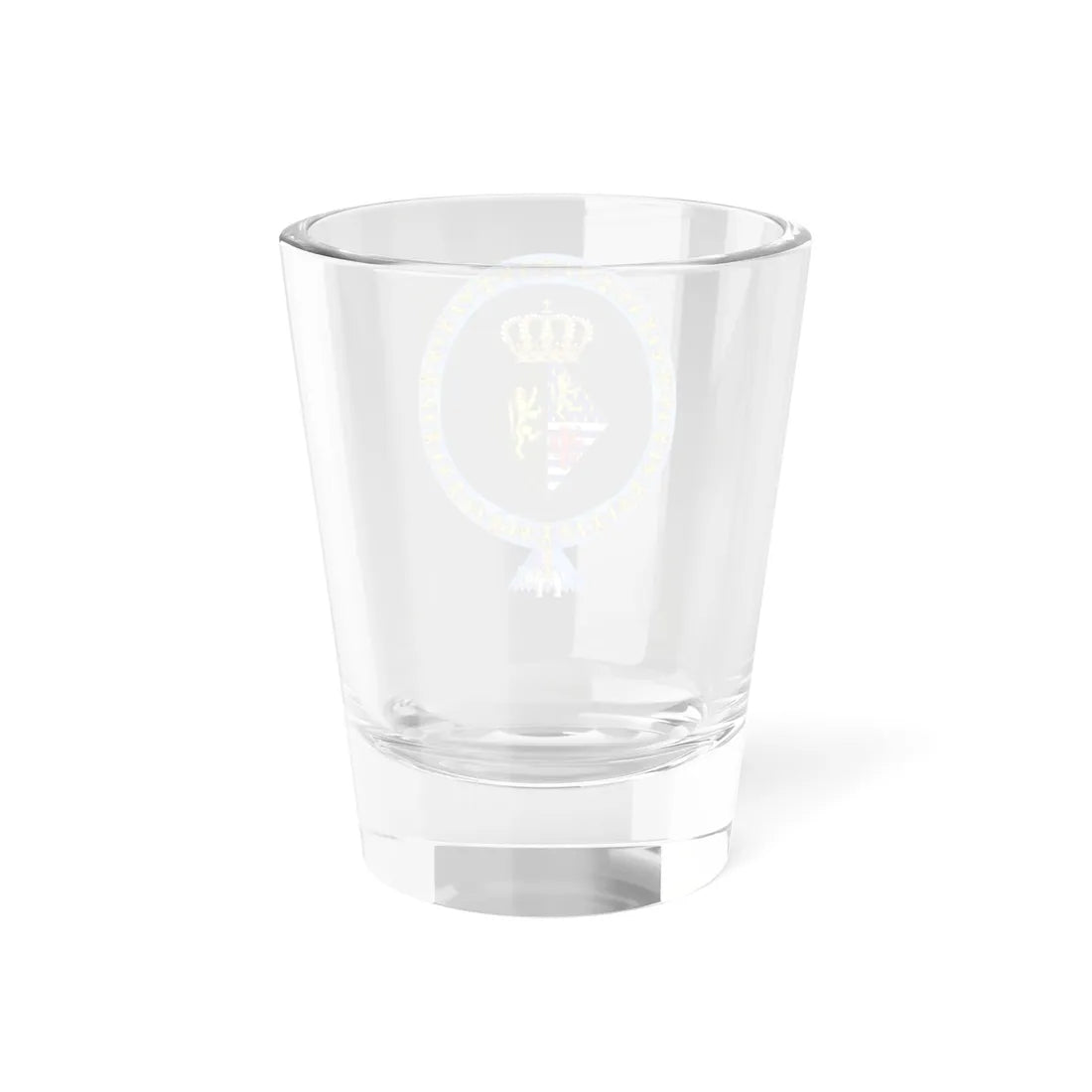 Coat of arms of Joséphine Charlotte of Luxembourg Order of the Elephant (Luxembourg) (Coat of Arms) Shot Glass 1.5oz - Go Mug Yourself