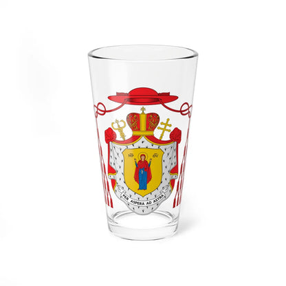 Coat of arms of Josyf Slipyj (Ukraine) (Coat of Arms) Pint Glass 16oz 16oz - Go Mug Yourself