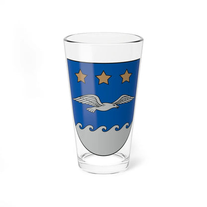 Coat of Arms of Jūrmala (Latvia) (Coat of Arms) Pint Glass 16oz 16oz - Go Mug Yourself