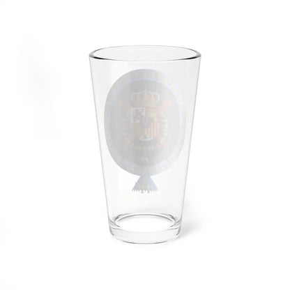 Coat of Arms of Juan Carlos I of Spain Order of the Elephant Variant (Denmark) (Coat of Arms) Pint Glass 16oz - Go Mug Yourself