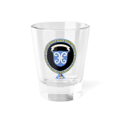 Coat of Arms of Juho Kusti Paasikivi Order of the Elephant (Denmark) (Coat of Arms) Shot Glass 1.5oz 1.5oz - Go Mug Yourself