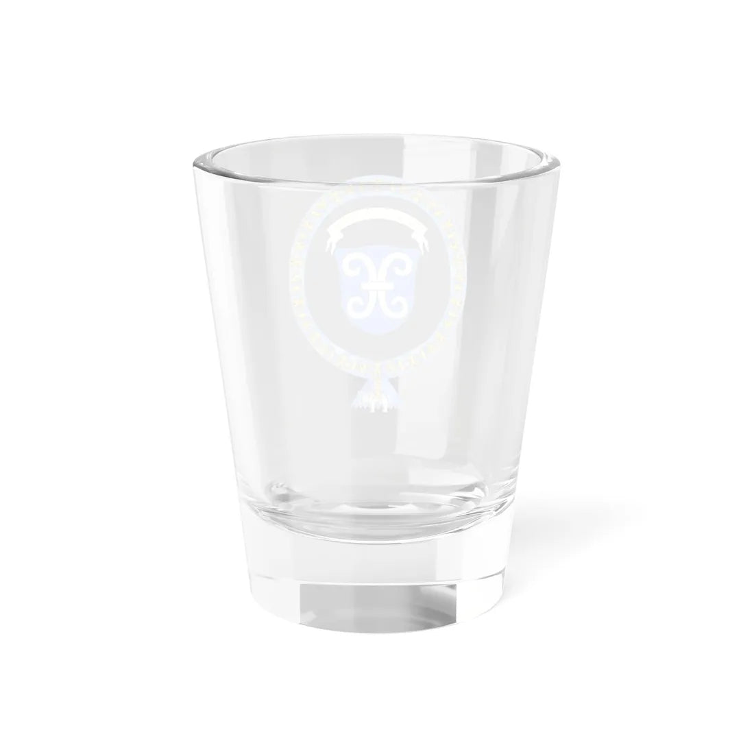 Coat of Arms of Juho Kusti Paasikivi Order of the Elephant (Denmark) (Coat of Arms) Shot Glass 1.5oz - Go Mug Yourself