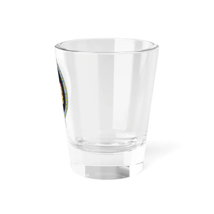 Coat of Arms of Juliana of the Netherlands Order of the Elephant Variant (Denmark) (Coat of Arms) Shot Glass 1.5oz - Go Mug Yourself