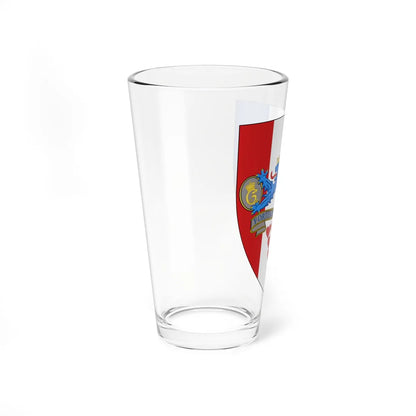 Coat of arms of Jutland Dragoon Regiment (Denmark) (Coat of Arms) Pint Glass 16oz - Go Mug Yourself