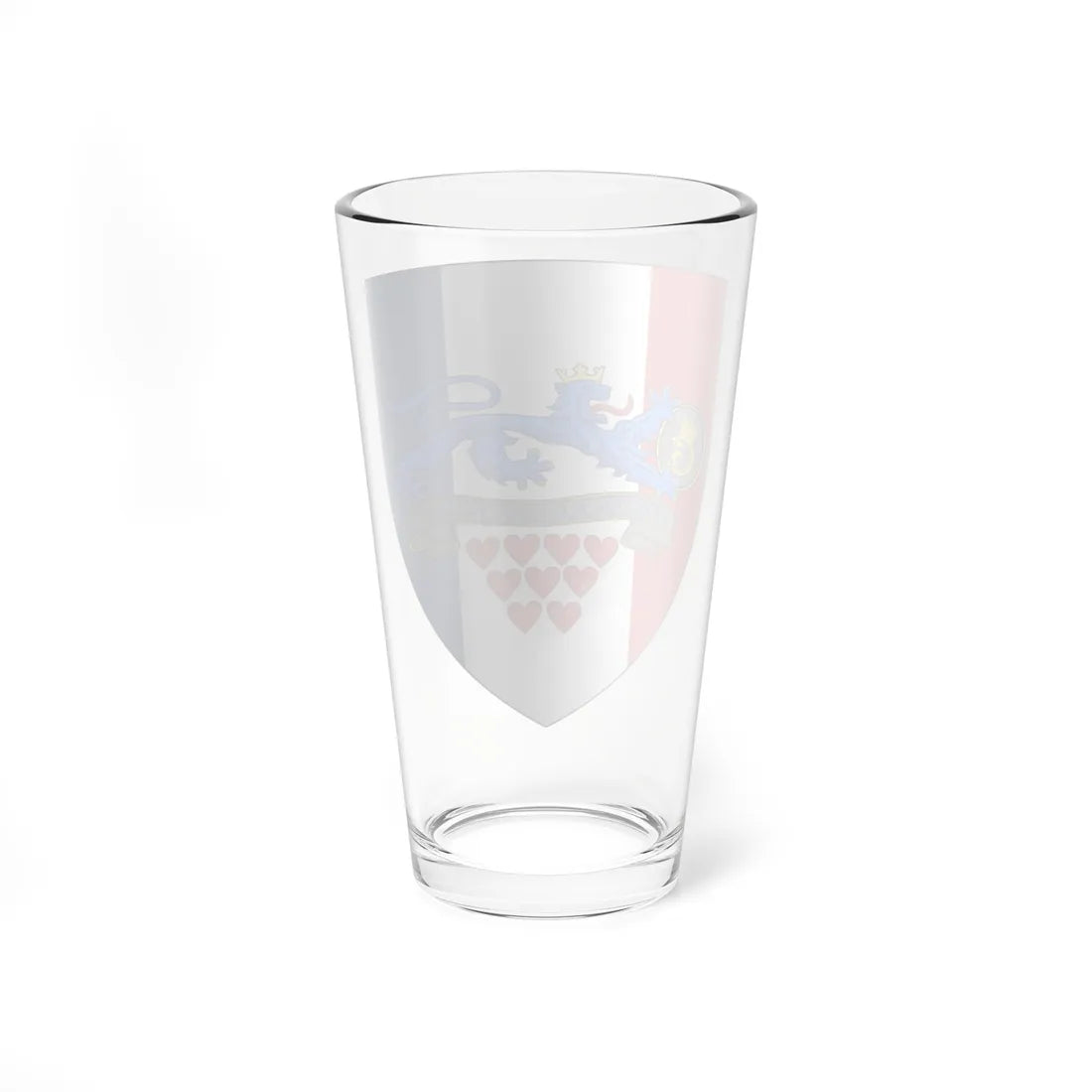 Coat of arms of Jutland Dragoon Regiment (Denmark) (Coat of Arms) Pint Glass 16oz - Go Mug Yourself