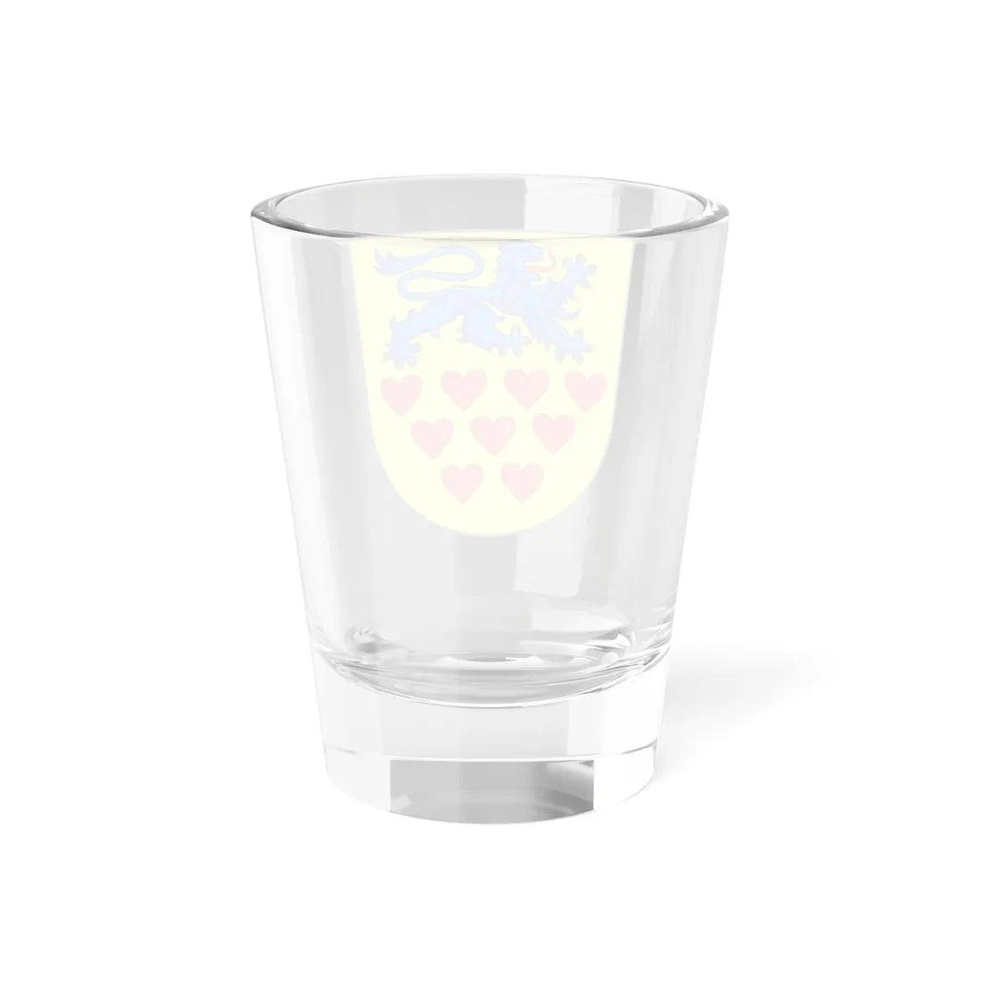Coat of arms of Jutland or the King of Goths (Denmark) (Coat of Arms) Shot Glass 1.5oz - Go Mug Yourself