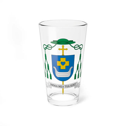 Coat of arms of Józef Wróbel (Finland) (Coat of Arms) Pint Glass 16oz 16oz - Go Mug Yourself