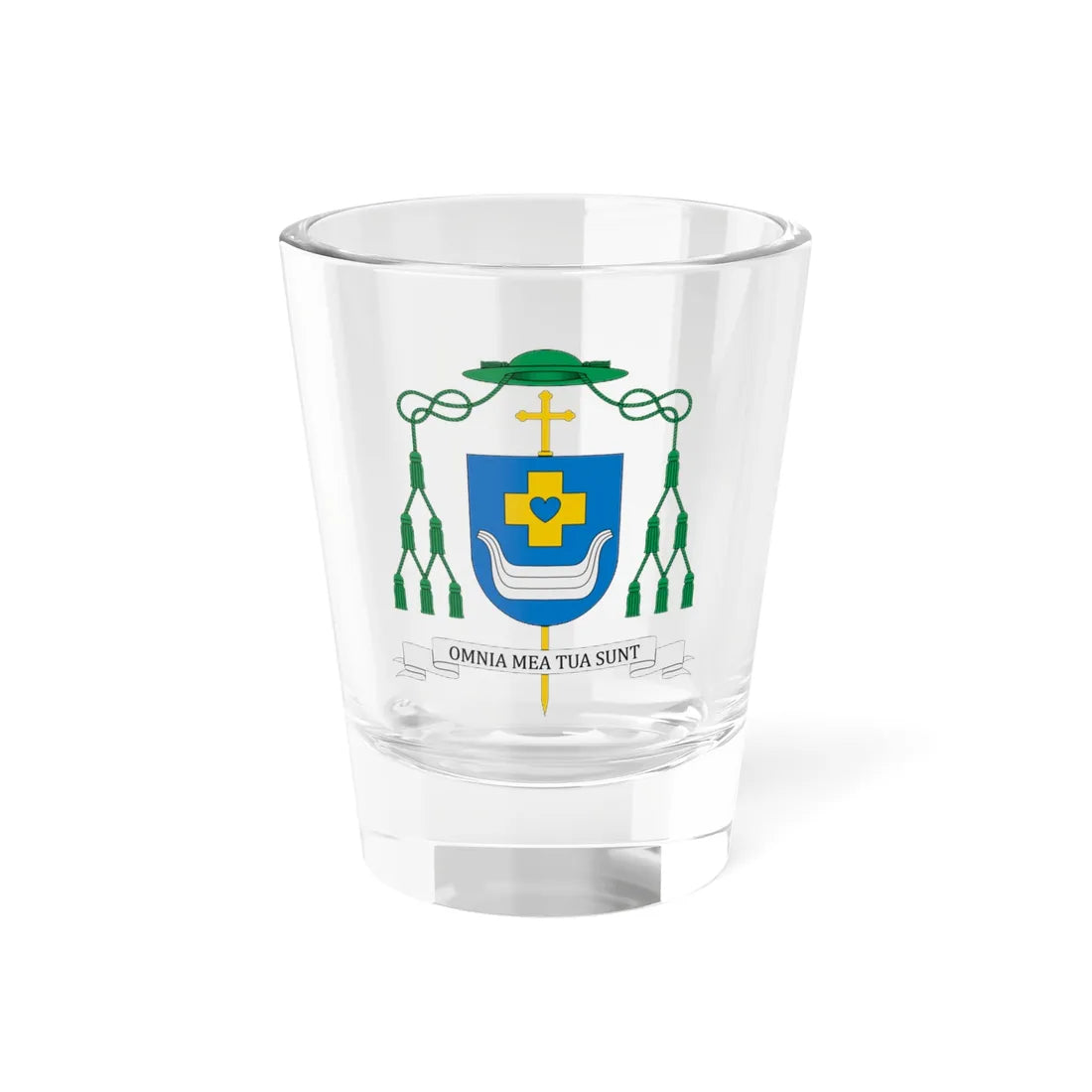 Coat of arms of Józef Wróbel (Finland) (Coat of Arms) Shot Glass 1.5oz 1.5oz - Go Mug Yourself