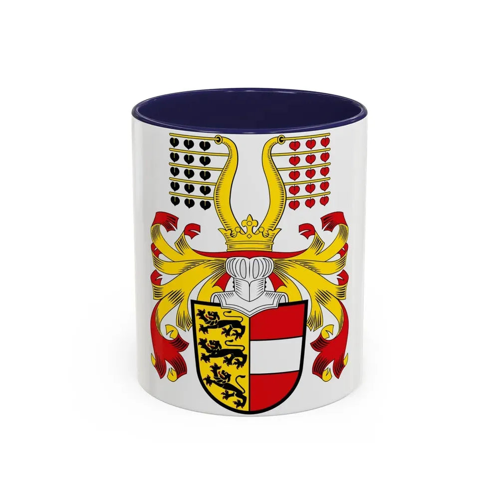 Coat of Arms of Kaernten Austria - Accent Coffee Mug 11oz Navy - Go Mug Yourself