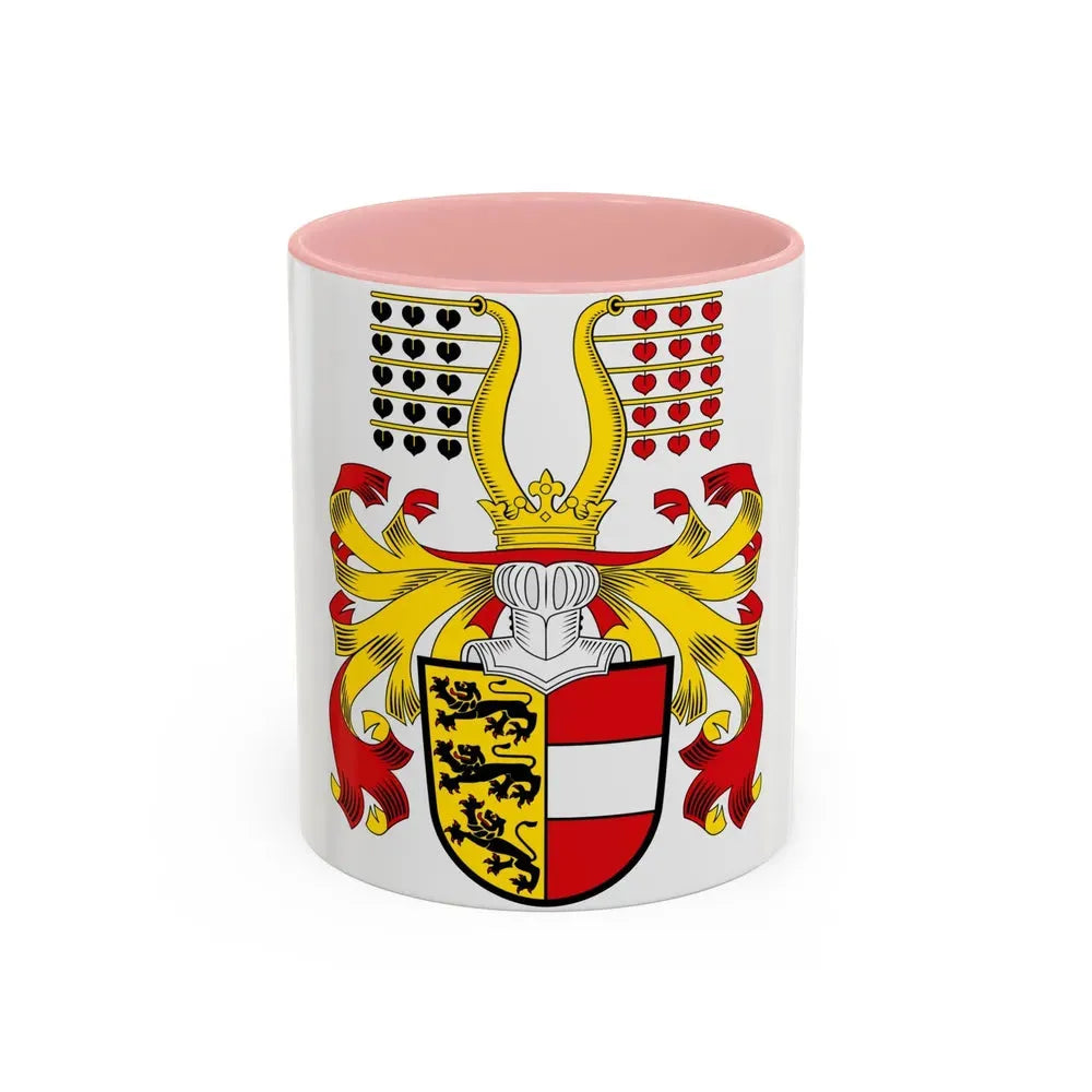 Coat of Arms of Kaernten Austria - Accent Coffee Mug 11oz Pink - Go Mug Yourself