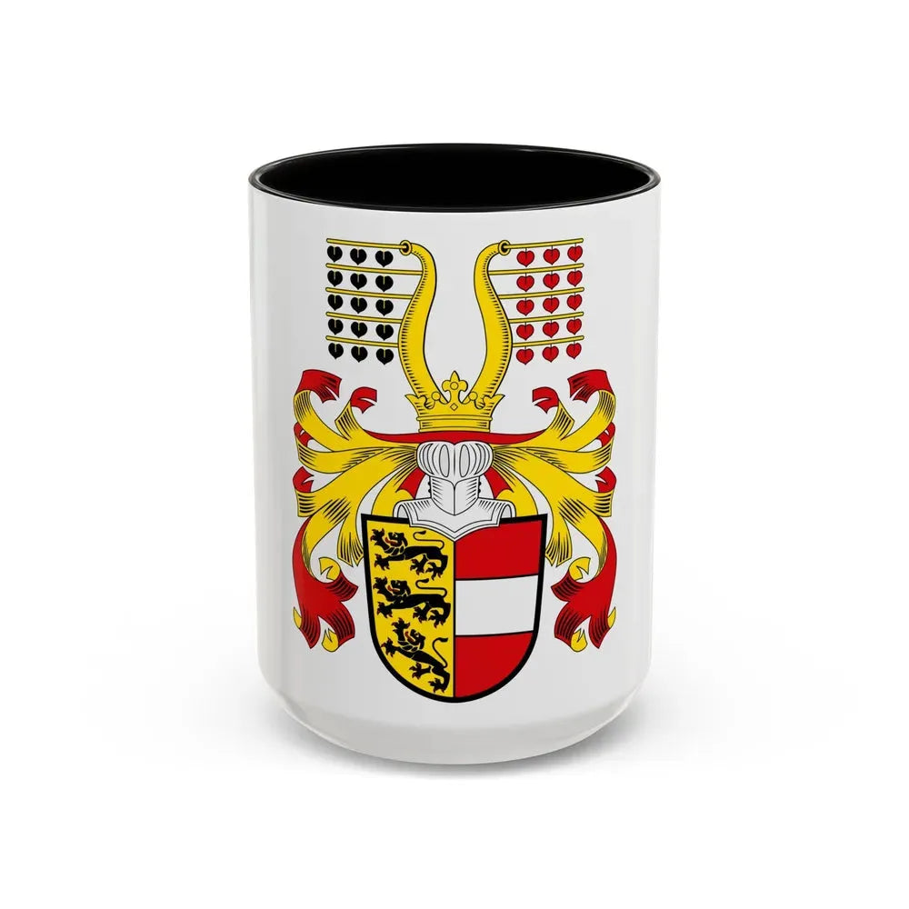 Coat of Arms of Kaernten Austria - Accent Coffee Mug 15oz Black - Go Mug Yourself