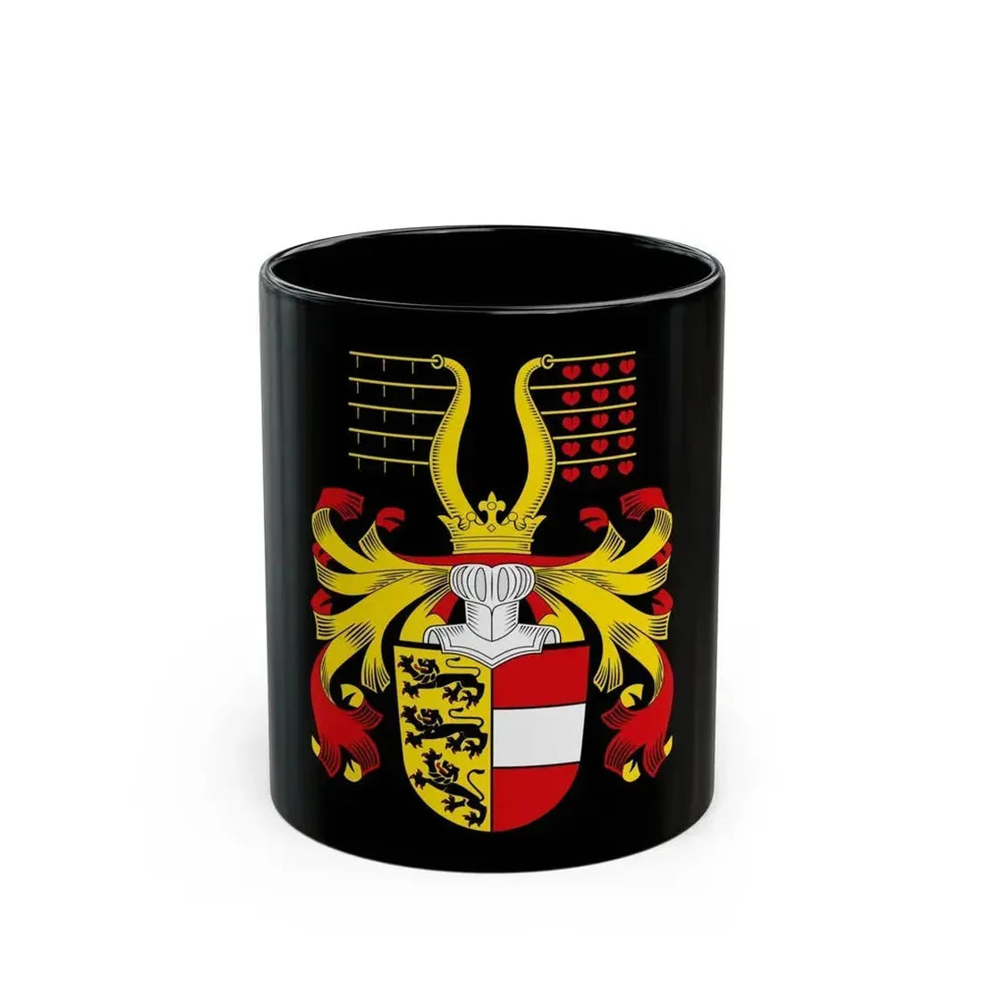 Coat of Arms of Kaernten Austria - Black Coffee Mug 11oz - Go Mug Yourself