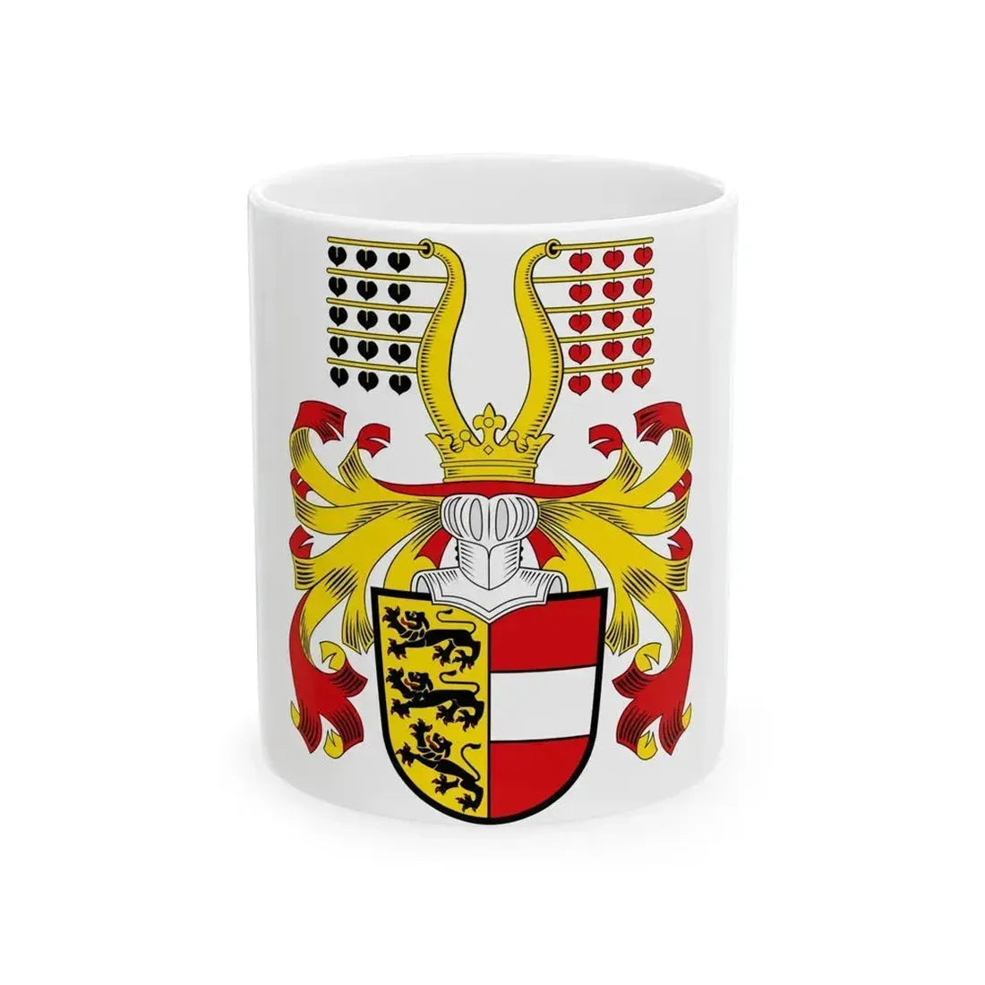 Coat of Arms of Kaernten Austria - White Coffee Mug 11oz - Go Mug Yourself
