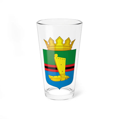 Coat of Arms of Kalevalsky District (Russia) (Coat of Arms) Pint Glass 16oz 16oz - Go Mug Yourself