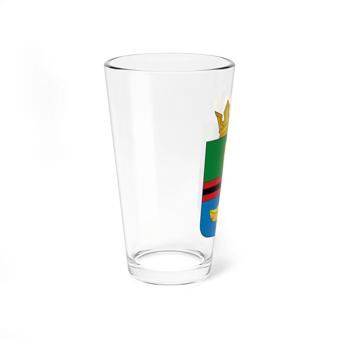 Coat of Arms of Kalevalsky District (Russia) (Coat of Arms) Pint Glass 16oz - Go Mug Yourself