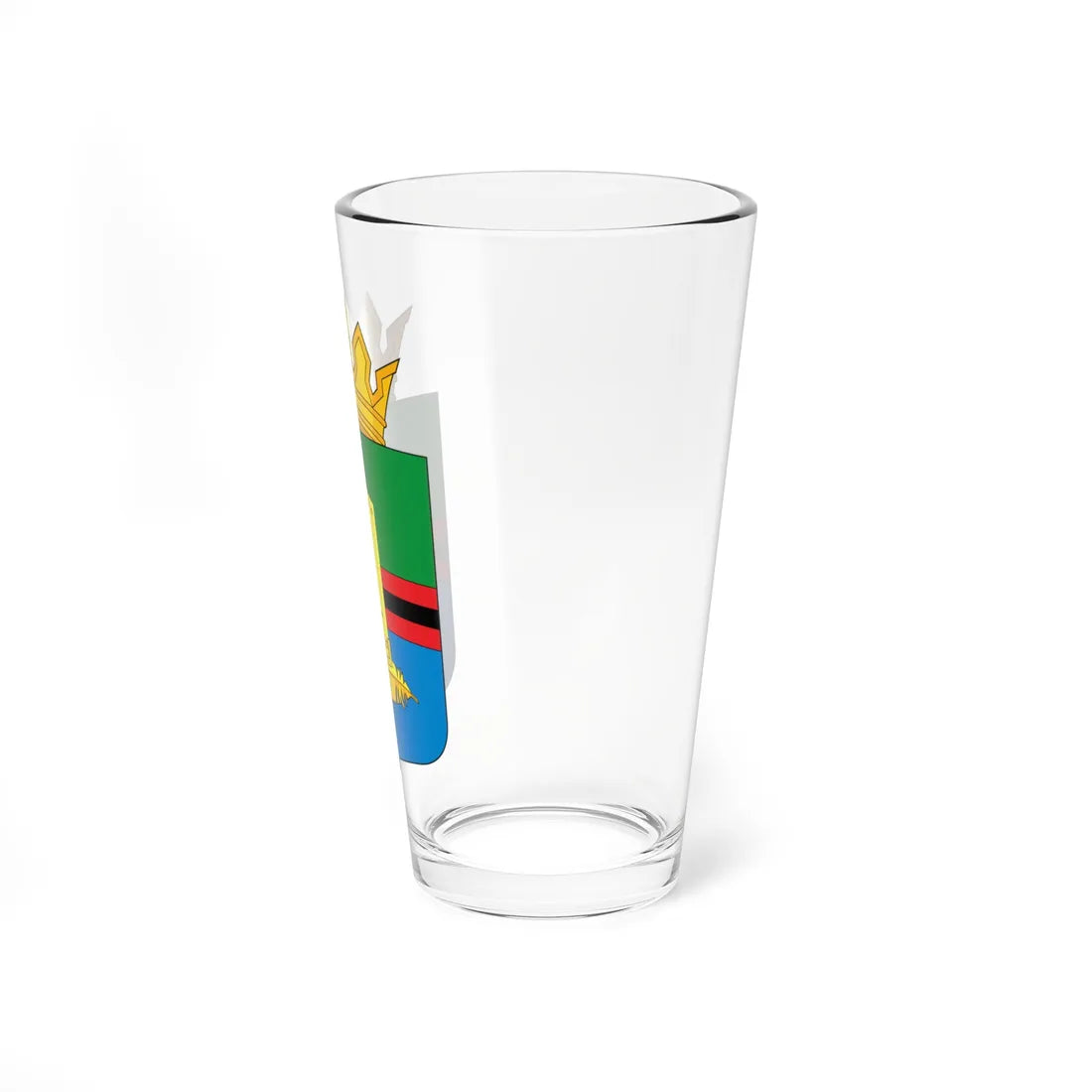 Coat of Arms of Kalevalsky District (Russia) (Coat of Arms) Pint Glass 16oz - Go Mug Yourself