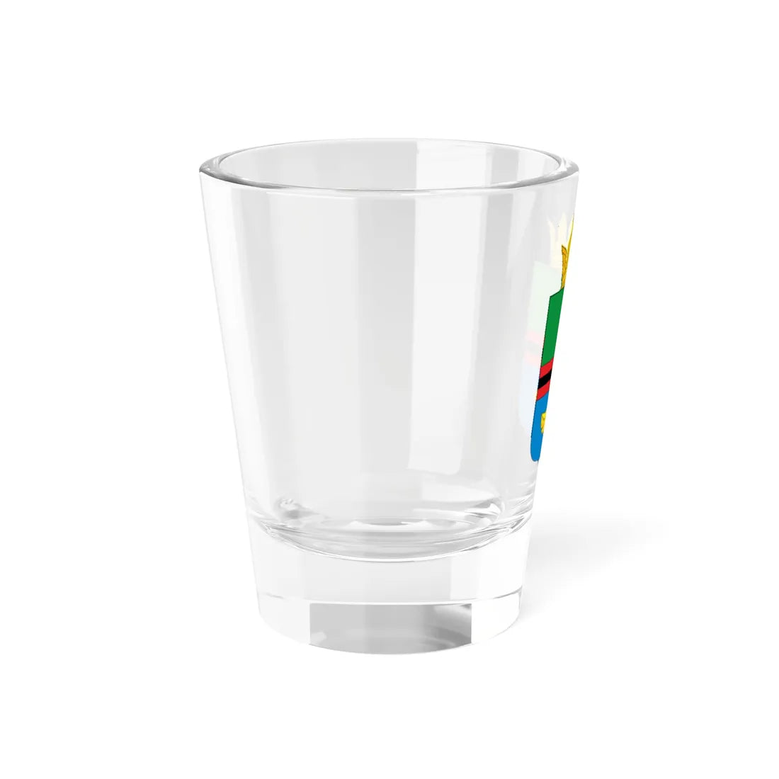 Coat of Arms of Kalevalsky District (Russia) (Coat of Arms) Shot Glass 1.5oz - Go Mug Yourself