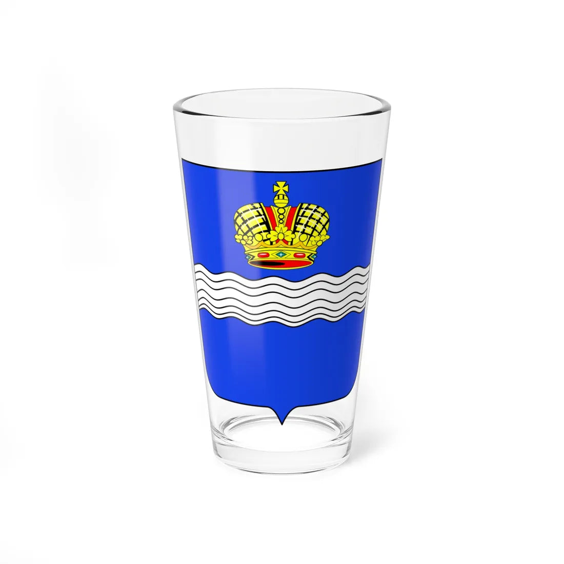 Coat of Arms of Kaluga (Russia) (Coat of Arms) Pint Glass 16oz 16oz - Go Mug Yourself