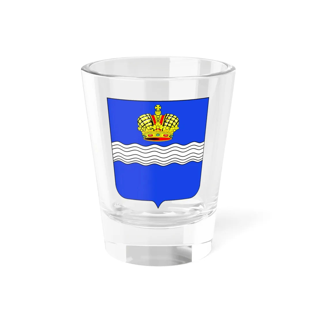 Coat of Arms of Kaluga (Russia) (Coat of Arms) Shot Glass 1.5oz 1.5oz - Go Mug Yourself