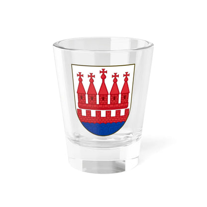 Coat of arms of Kalundborg (Denmark) (Coat of Arms) Shot Glass 1.5oz 1.5oz - Go Mug Yourself