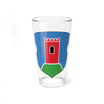 Coat of Arms of Kamianiec (Belarus) (Coat of Arms) Pint Glass 16oz 16oz - Go Mug Yourself