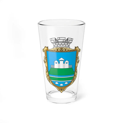 Coat of arms of Kamin-Kashyrskyi (Ukraine) (Coat of Arms) Pint Glass 16oz 16oz - Go Mug Yourself