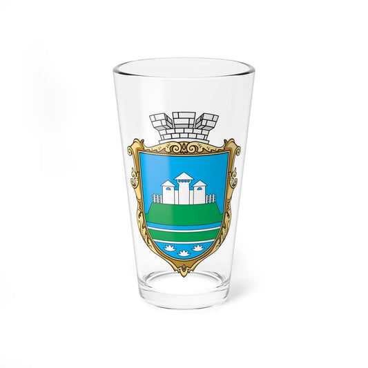 Coat of arms of Kamin-Kashyrskyi (Ukraine) (Coat of Arms) Pint Glass 16oz 16oz - Go Mug Yourself