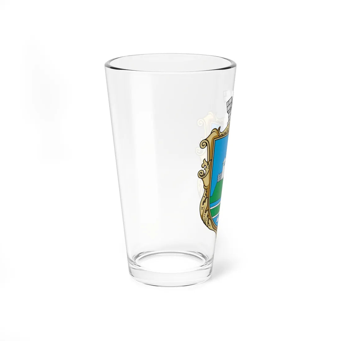 Coat of arms of Kamin-Kashyrskyi (Ukraine) (Coat of Arms) Pint Glass 16oz - Go Mug Yourself