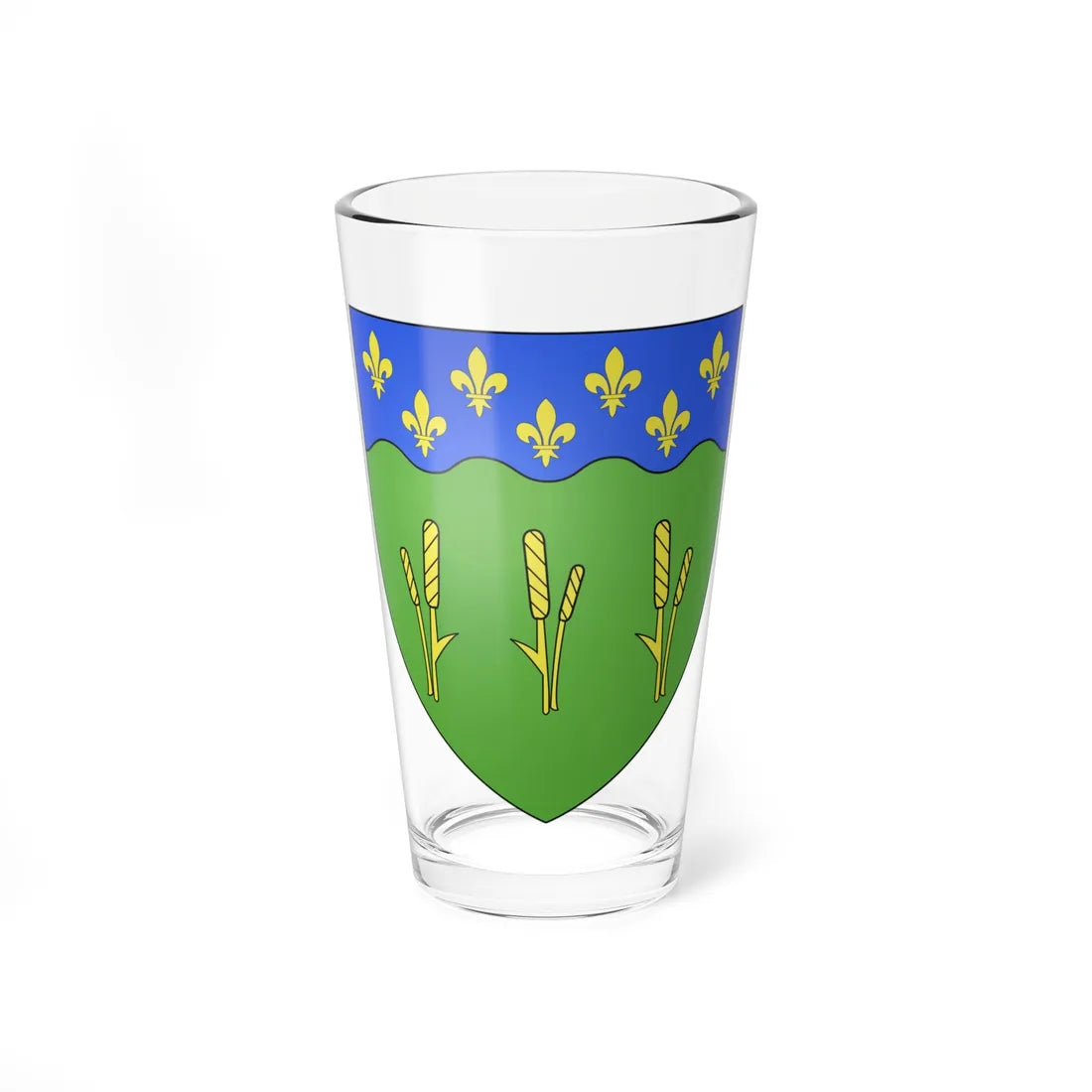 Coat of arms of Kamouraska (Canada) (Coat of Arms) Pint Glass 16oz 16oz - Go Mug Yourself