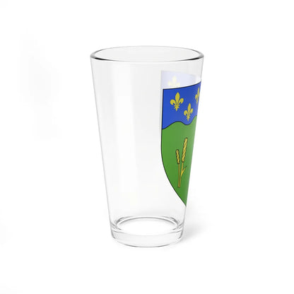 Coat of arms of Kamouraska (Canada) (Coat of Arms) Pint Glass 16oz - Go Mug Yourself
