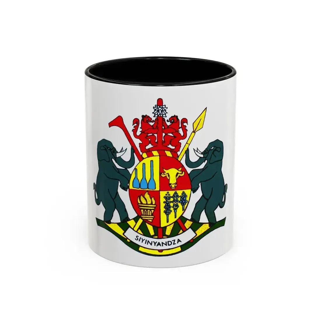 Coat of arms of KaNgwane - Accent Coffee Mug 11oz Black - Go Mug Yourself