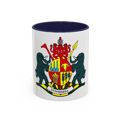 Coat of arms of KaNgwane - Accent Coffee Mug 11oz Navy - Go Mug Yourself