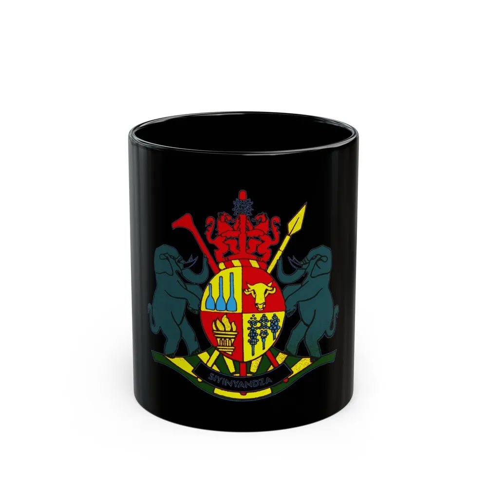 Coat of arms of KaNgwane - Black Coffee Mug-11oz-Go Mug Yourself