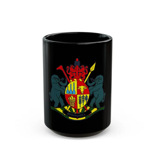 Coat of arms of KaNgwane - Black Coffee Mug-15oz-Go Mug Yourself