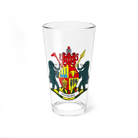 Coat of arms of KaNgwane - Pint Glass 16oz-16oz-Go Mug Yourself