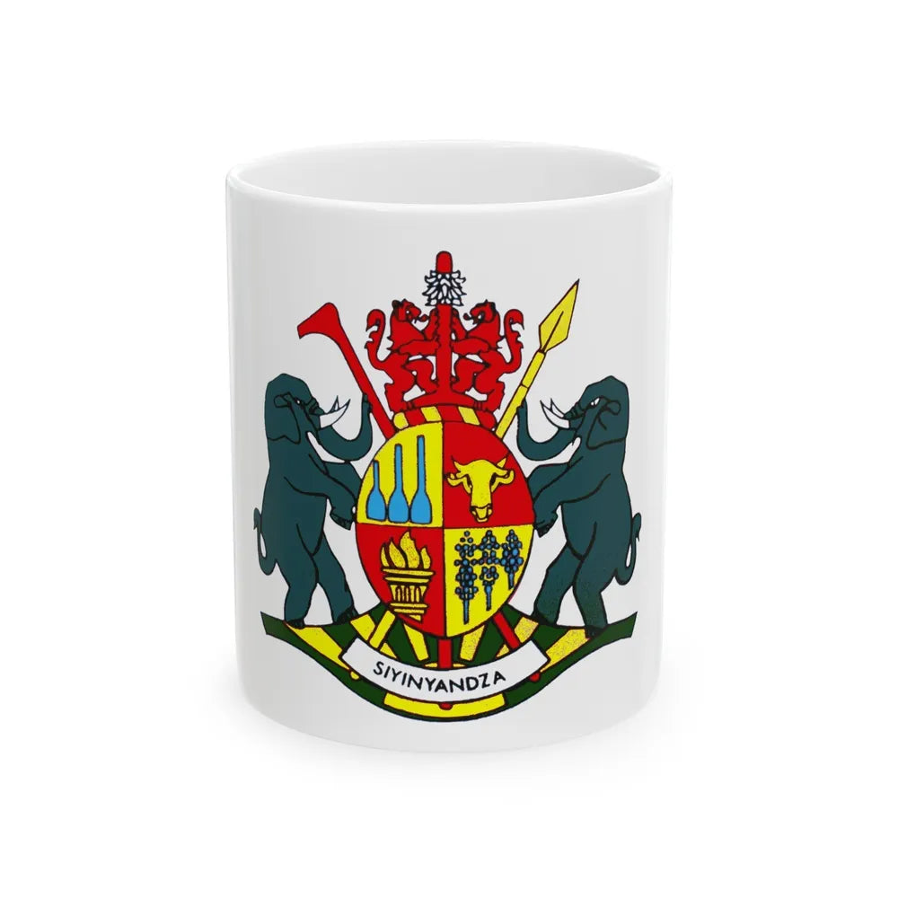 Coat of arms of KaNgwane - White Coffee Mug-11oz-Go Mug Yourself