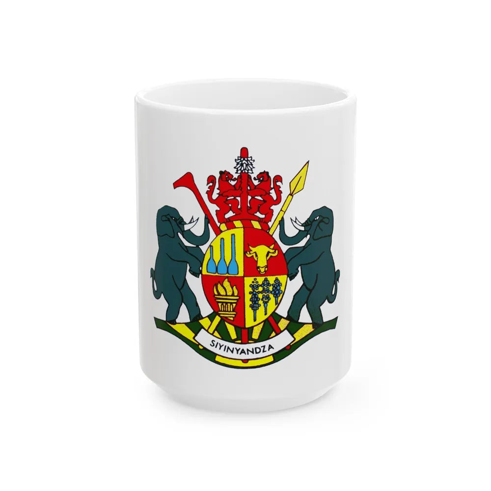 Coat of arms of KaNgwane - White Coffee Mug-15oz-Go Mug Yourself