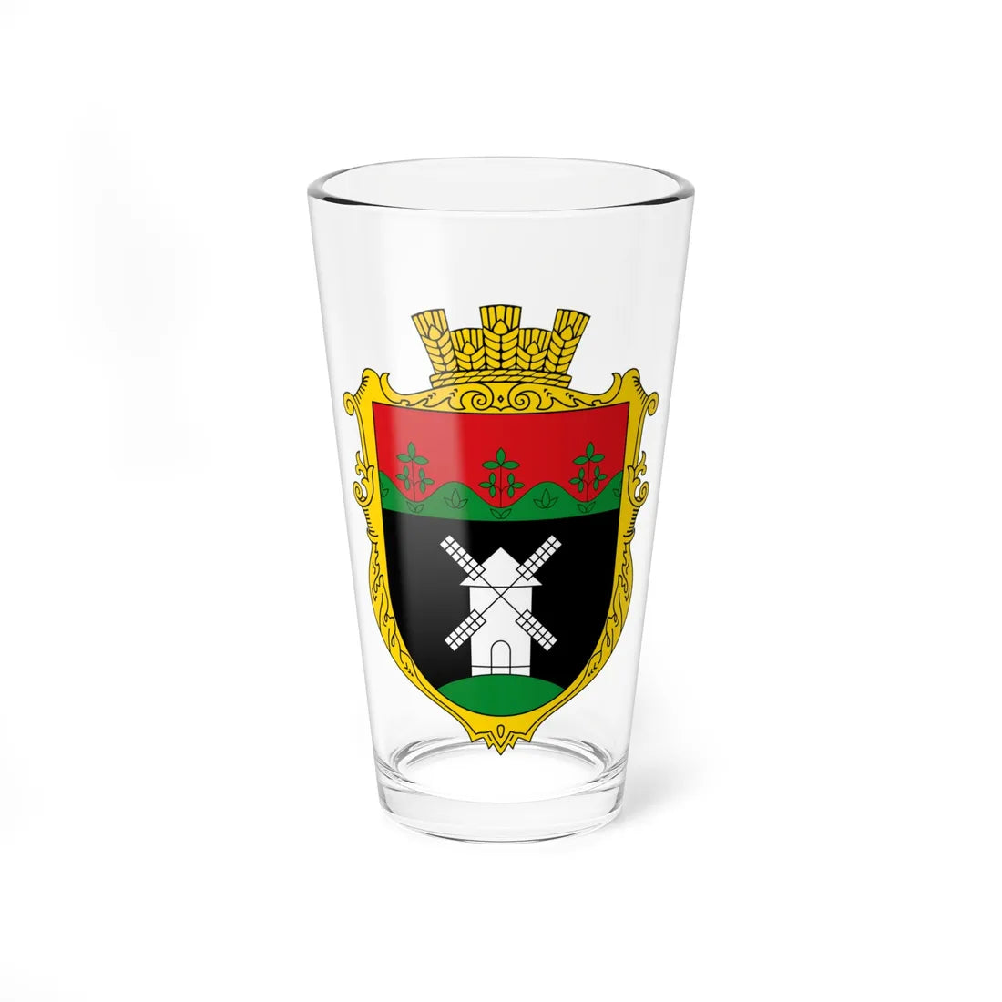 Coat of arms of Kanizh (Ukraine) (Coat of Arms) Pint Glass 16oz 16oz - Go Mug Yourself