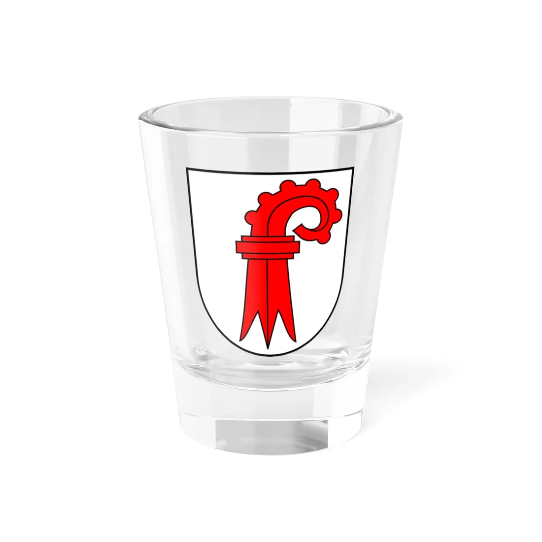 Coat of arms of Kanton Basel-Landschaft (Switzerland) (Coat of Arms) Shot Glass 1.5oz 1.5oz - Go Mug Yourself