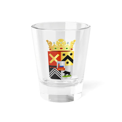 Coat of arms of Kapelle Netherlands (Netherlands) (Coat of Arms) Shot Glass 1.5oz 1.5oz - Go Mug Yourself