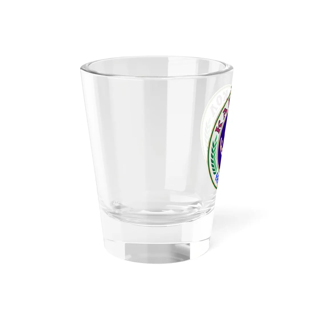 Coat of arms of Karakol (Kyrgyzstan) (Coat of Arms) Shot Glass 1.5oz - Go Mug Yourself