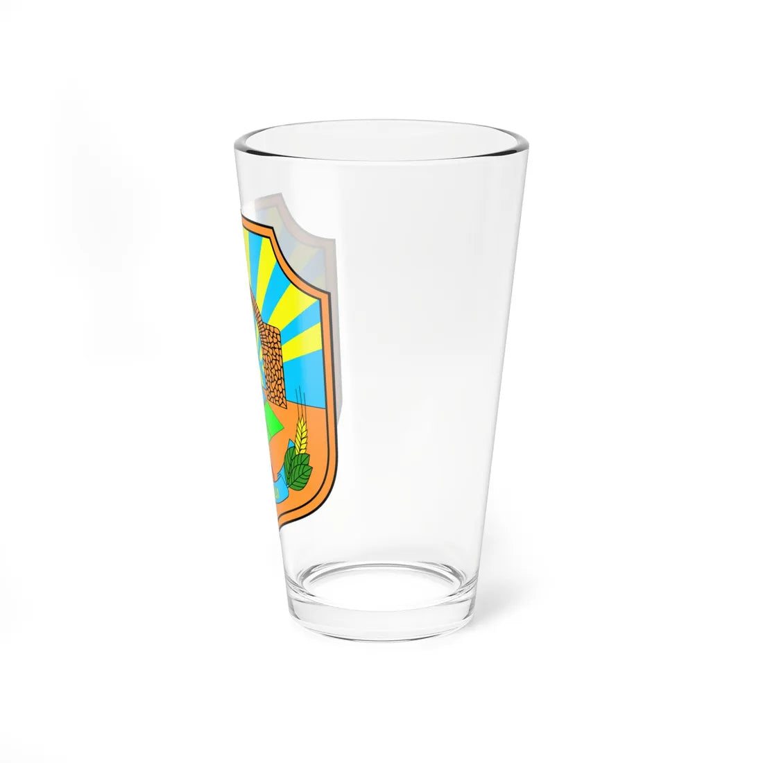 Coat of arms of Karbinci Municipality (North Macedonia) (Coat of Arms) Pint Glass 16oz - Go Mug Yourself