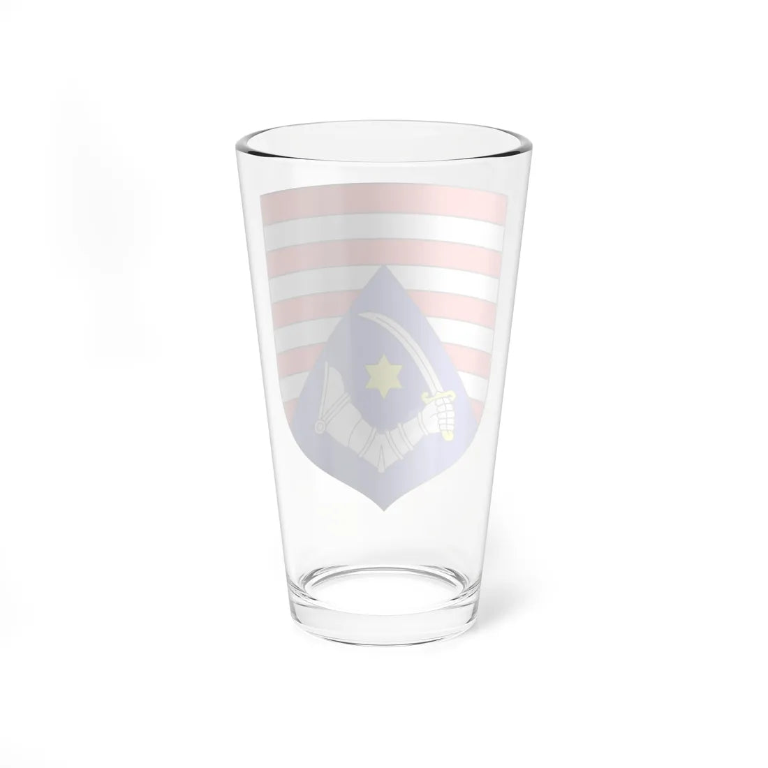 Coat of Arms of Karlovac county (Croatia) (Coat of Arms) Pint Glass 16oz - Go Mug Yourself